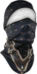 Zan Headgear SportFlex átalakítható balaclava, fekete/narancssárga, nordicamoto.ro