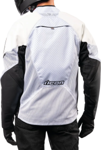 Icon Mesh AF fehér bőrdzseki, L-es méret, 4, nordicamoto.ro