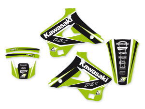 Dream 4 Graphics Kit Black, Green, White, 2, nordicamoto.ro