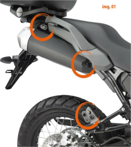 Kappa oldalsó csomagtartó-keret a SUZUKI DL 1000 V-STROM '17–'19 modellhez, 2, nordicamoto.ro