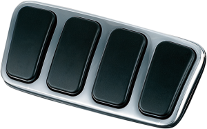 Brake Pedal Pad Black, 1, nordicamoto.ro