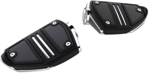 Footpeg Twin Rail Chr Black