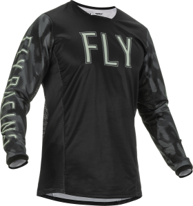 Fly Kinetic S.E. Tactic fekete/szürke kamuflázsos póló, M-es méret, 1, nordicamoto.ro