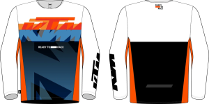 KTM POUNCE fehér póló, M-es méret, 1, nordicamoto.ro
