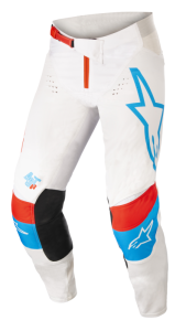 Pantaloni Alpinestars Techstar Quad White/Blue/Red