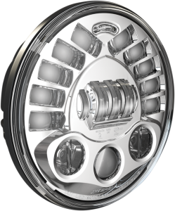 Pedestal Mount Led Adaptive 2 Headlight Chrome