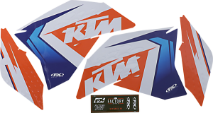 Evo Graphics Kit Black, Blue, Orange, White, 2, nordicamoto.ro