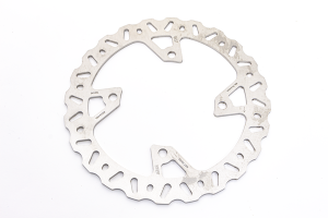 Brake Rotor Fixed Round Silver, Stainless Steel, 2, nordicamoto.ro