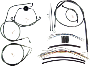 Black Pearl Designer Handlebar Installation Kit Black
