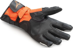 KTM SP-2 V2 bőrkesztyű – Fekete/Narancssárga – L-es méret – 10, 4, nordicamoto.ro