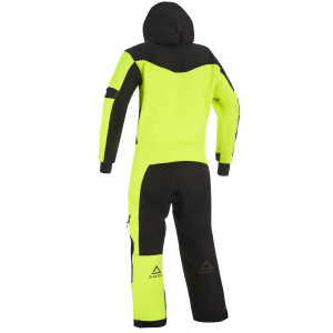 AMOQ Void V2 hőszigetelt egyrészes ruha, fekete/Hivis, XS méret, 4, nordicamoto.ro