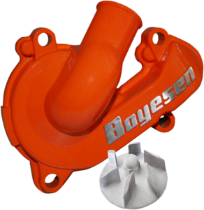 Supercooler Water Pump Cover And Impeller Kit Orange