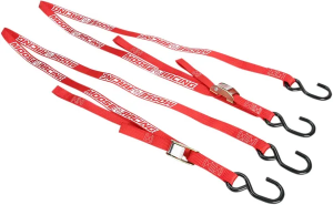 MOOSE RACING Heavy-duty Tie-downs Red 