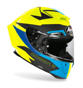 Casca Airoh Gp 550 S VEKTOR Blue/Yellow Matt XS, 2, nordicamoto.ro