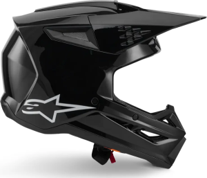 Alpinestars Sm3 Solid Black Gloss S bukósisak, 4, nordicamoto.ro