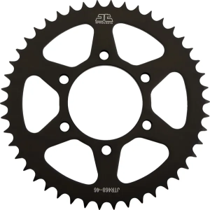 JT SPROCKETS Acél hátsó lánckerék, fekete 