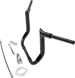 1-1/2(r) Ez Install Pointed Top Handlebar Kit Black, 2, nordicamoto.ro