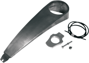 Softail Dash With Ignition Relocation Kit Silver
