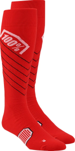 Sosete 100% Hi-side Performance Red