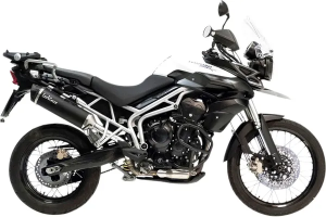 LeoVince Nero Slip-On kipufogórendszer a Triumph Tiger 800 / XC / XR (2015–2020) modellekhez, 2, nordicamoto.ro