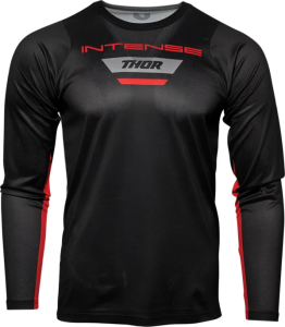 Tricou MTB Thor Intense Black/Gray/Red