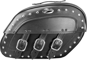 Rigid-mount Universal Desperado Slant Saddlebags Black