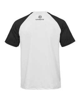 TRICOU QUICK-DRY CU GULER ROTUND – ALB/NEGRU CFMOTO, 4, nordicamoto.ro