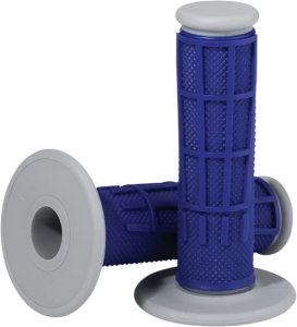 MOOSE RACING Comp Diamond Half Waffle Grips Blue, 2, nordicamoto.ro