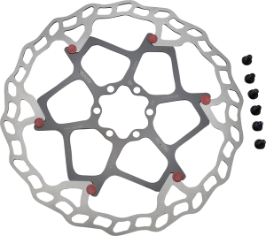 Wave® Floating Bicycle Brake Rotor Red