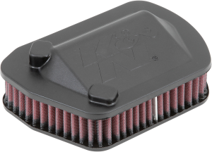 High Flow Air Filter Black, Red