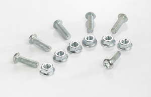 Brake Rotor Bolt Set Silver, Stainless Steel