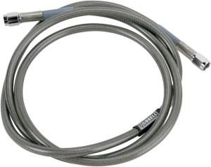 Street Legal Universal Brake Lines Silver, Clear-coated