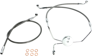 Xr Stainless Extreme Response Front Dot Brakeline Kit Chrome
