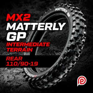 110/90-19 Plews Tyres MX 2 Matterly GP Medium hátsó gumiabroncs, nordicamoto.ro