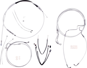 Sterling Chromite Ii® Designer Handlebar Installation Kit Silver, 3, nordicamoto.ro