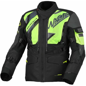 MACNA FLEXODUS Night Eye™ XXL vízálló textil túra-/kalanddzseki – Black Night Eye/fluoreszkáló sárga, 5, nordicamoto.ro