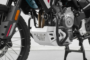 Alsó motorvédő lemez CFMOTO 450MT modellekhez, 2024–2027 – ezüst, 1, nordicamoto.ro