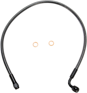 Alternate Length Designer Series Abs-specific Front Brake Line Kit Black, Black Pearl, 1, nordicamoto.ro