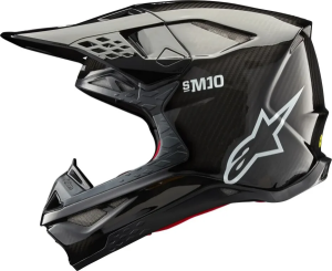 Alpinestars Supertech M10 Solid MX fekete sisak, 2XL-es méret, 3, nordicamoto.ro