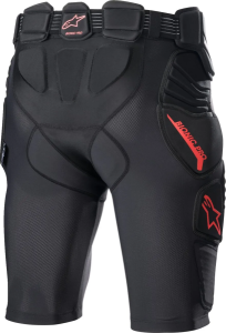 Alpinestars Bionic Pro védőrövidnadrág, fekete/piros, XL, 3, nordicamoto.ro