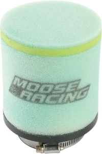 MOOSE RACING precíziós, előolajozott légszűrő, zöld 