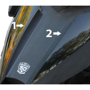 Frogzskin Arctic Cat F/XF/M belső motorháztető-készlet 2012-től (2 db), nordicamoto.ro