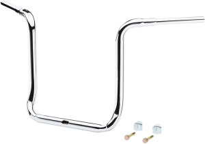 1-1/2(r) Grande Traditional Ape Hanger Handlebar Silver