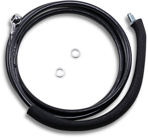 Stainless Steel Hydraulic Clutch Line Vinyl-coat Black