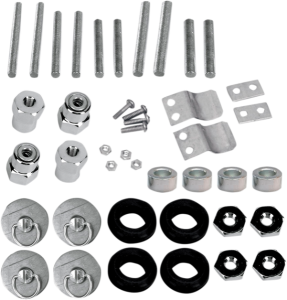 S4 Quick-disconnect Saddlebag Docking Post And Fastener Kit Gray, 1, nordicamoto.ro