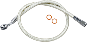 Braided Front Brake Line Chrome, Sterling Chromite® Ii Oversize [+51 mm (2'')], 2, nordicamoto.ro