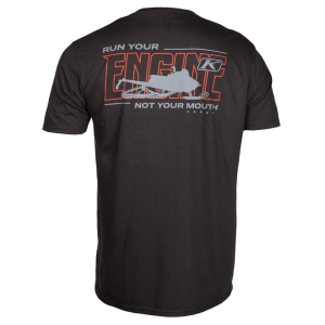 Tricou Klim Run Your Engine SS T Black/High Risk Red