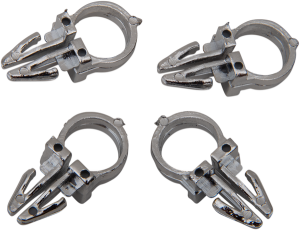 Handlebar Wiring Clips Chrome