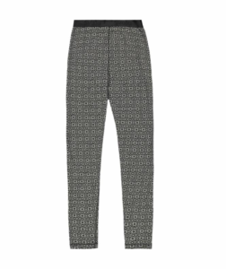 Aljruha motoros szánhoz, SVALA Merino Design nadrág, jacquard, fekete/fehér, M, nordicamoto.ro