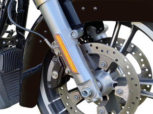 Led Front Fork Lightz Black, 2, nordicamoto.ro